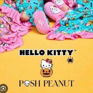 POSH PEANUT X HELLO KITTY HALLOWEEN SANRIO BAMBOO LUXE BLANKET